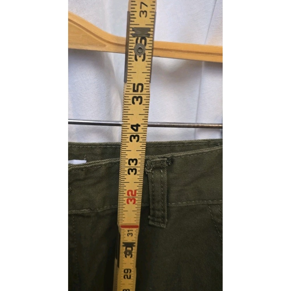 Simple Society Y2K Olive Green Cargo Maxi Skirt Utility Military Streetwear L - Picture 5 of 6
